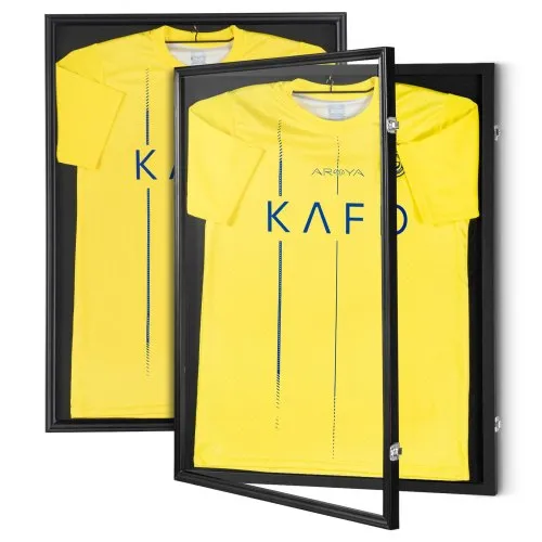 VEVOR 2er-Set Trikot-Vitrine 590 x 790 x 40 mm abschließbare Schattenbox für Sporttrikots mit 98 % UV-Schutz PC-Glas und Kleiderbügeln für Baseball- Basketball- Football- Hockey-Shirts und Uniformen VEVOR 2er-Set Trikot-Vitrine 590 x 790 x 40 mm abschließbare Schattenbox für Sporttrikots mit 98 % UV-Schutz PC-Glas und Kleiderbügeln für Baseball- Basketball- Football- Hockey-Shirts und Uniformen