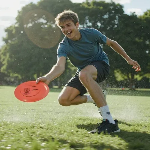 VEVOR Disgolf Set Disc Golf Scheiben (12 + 1) für Anfänger, Starter-Set, mit Putter, Mid-Range, Driver, inklusive Mini-Marker, tragbarer Rucksack, für Garten Rasen Strand und Park im Freien – Bild 7