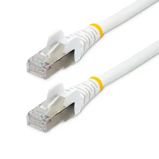 StarTech.com 5 m CAT6a Kabel – LSZH-Raucharm, Halogenfrei – 10 Gigabit RJ45 LAN Kabel – SFTP Patchkabel – Weiß – CAT6a Verlegekabel – Abgeschirmtes Netzwerkkabel/Ethernet Kabel StarTech.com 5 m CAT6a Kabel – LSZH-Raucharm, Halogenfrei – 10 Gigabit RJ45 LAN Kabel – SFTP Patchkabel – Weiß – CAT6a Verlegekabel – Abgeschirmtes Netzwerkkabel/Ethernet Kabel