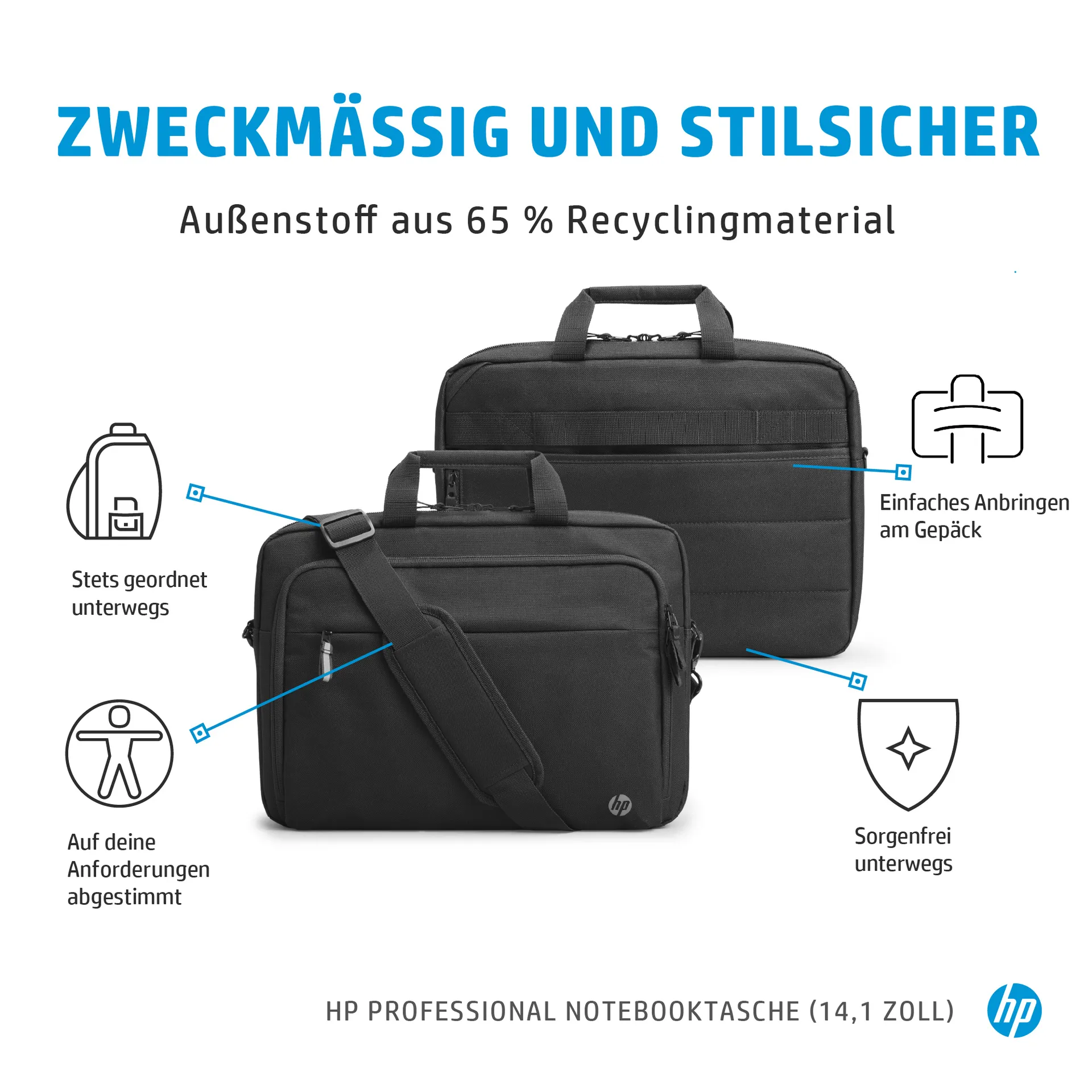 HP Professional 14,1 Zoll Laptop-Tasche – Bild 7
