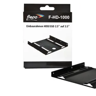 HD Einbaurahmen HDD/SSD 2.5″ auf 3.5″ HD Einbaurahmen HDD/SSD 2.5″ auf 3.5″
