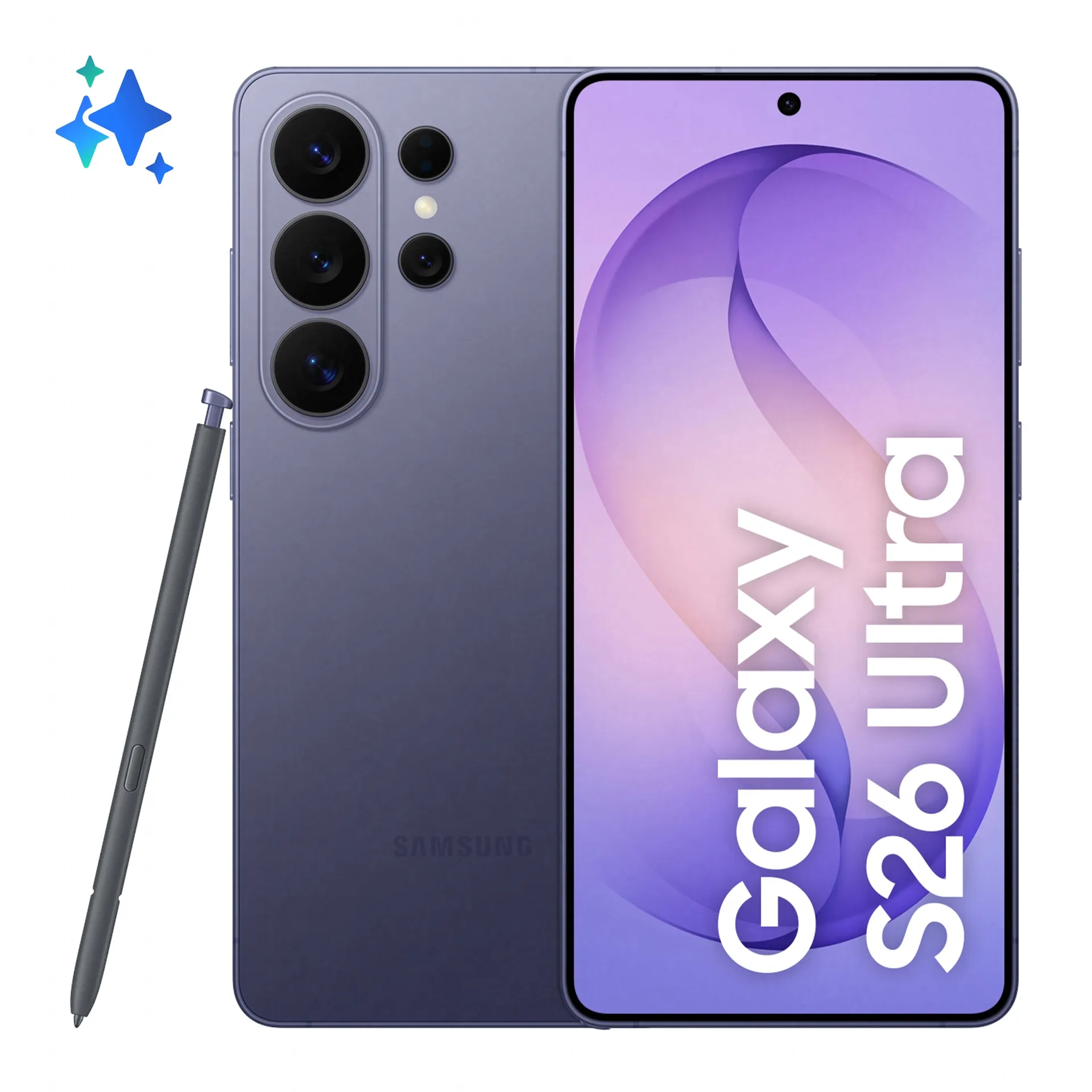 Samsung Galaxy S26 Ultra 17,5 cm (6.9″) Dual-SIM Android 16.0 5G USB Typ-C 12 GB 256 GB 5000 mAh Violett Samsung Galaxy S26 Ultra 17,5 cm (6.9″) Dual-SIM Android 16.0 5G USB Typ-C 12 GB 256 GB 5000 mAh Violett