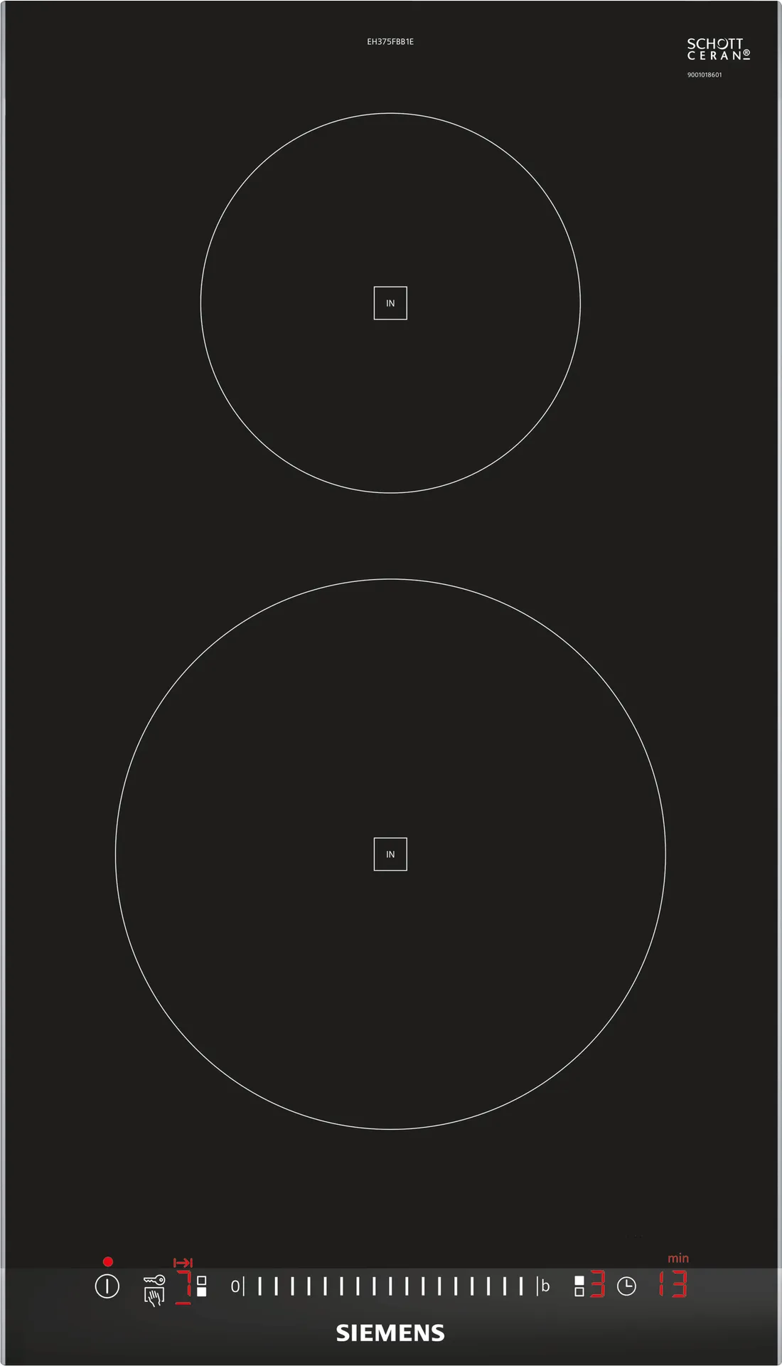 Siemens EH375FBB1E Kochfeld Schwarz Integriert Zonen-Induktionskochfeld 2 Zone(n) Siemens EH375FBB1E Kochfeld Schwarz Integriert Zonen-Induktionskochfeld 2 Zone(n)