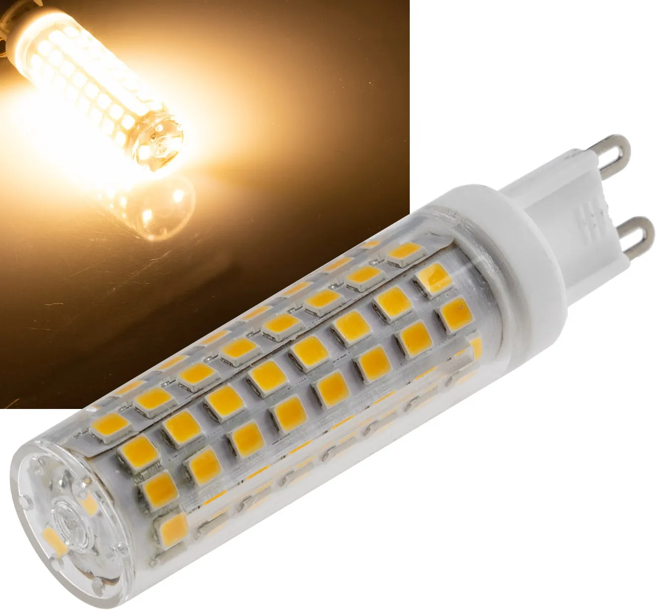 LED Stiftsockel G9, 10W, 1130lm 330°, 230V, 3000K, warmweiß LED Stiftsockel G9, 10W, 1130lm 330°, 230V, 3000K, warmweiß