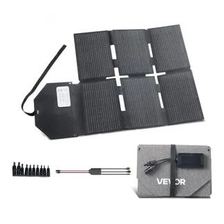 VEVOR Faltbares Solarpanel 60 W, 16BB N-Typ monokristallines Solarmodul mit 24 % Wirkungsgrad, Solarladegerät mit MC4-Ausgang, Typ-C-, USB-A- & DC-Anschlüssen für Powerstations beim Camping VEVOR Faltbares Solarpanel 60 W, 16BB N-Typ monokristallines Solarmodul mit 24 % Wirkungsgrad, Solarladegerät mit MC4-Ausgang, Typ-C-, USB-A- & DC-Anschlüssen für Powerstations beim Camping