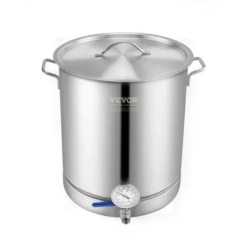 VEVOR Braukessel Bierbrauanlage Heimbrauanlage 60,57 L Thermometer Gärtopf – Bild 9