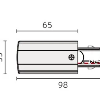Powergear 3PH EINSPEISER, RECHTS, Weiß, Aufbau Powergear 3PH EINSPEISER, RECHTS, Weiß, Aufbau