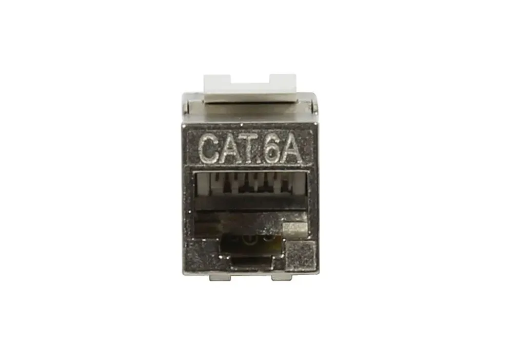 Keystone, Modul, TP-Buchse(RJ45), CAT6A, 500MHz, Slim-line/Short, 3P, Synergy 21, – Bild 2