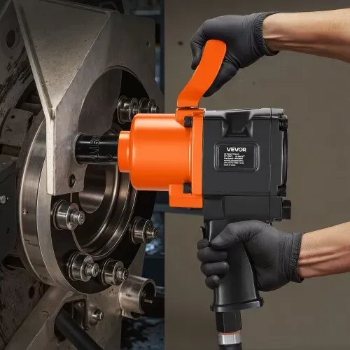 VEVOR Druckluft-Schlagschrauber, 2,54 cm Antrieb, Doppelhammer-Schlagpistole, bis zu 1626 Nm Rückdrehmoment, 4600 U/min 6-Gang-Druckluftschlagwerk für schwere Autoreparaturen und -wartung – Bild 7
