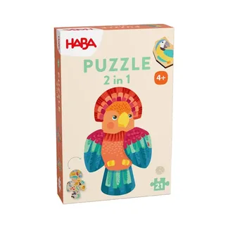 Puzzle 2 in 1 Papagei Puzzle 2 in 1 Papagei