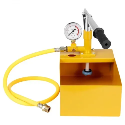 VEVOR Abdrückpumpe, max. 25 Bar, Befüllpumpe-Set mit Einzelventil und Manometer, 5-L-Wassertank, 1-m-Schlauch mit 1,27 cm Außengewindeanschluss für Rohrleitungen – Bild 9