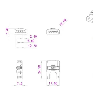 Synergy 21 LED FLEX Strip zub. Easy Connect Strip to Wire 12mm RGB-W Synergy 21 LED FLEX Strip zub. Easy Connect Strip to Wire 12mm RGB-W