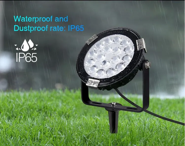 MiBoxer SYS-RC1 LED Subordinate Garten Lampe 9W RGB-WW (RGB-CCT) mit Funk und WLAN IP65 24V – Bild 3