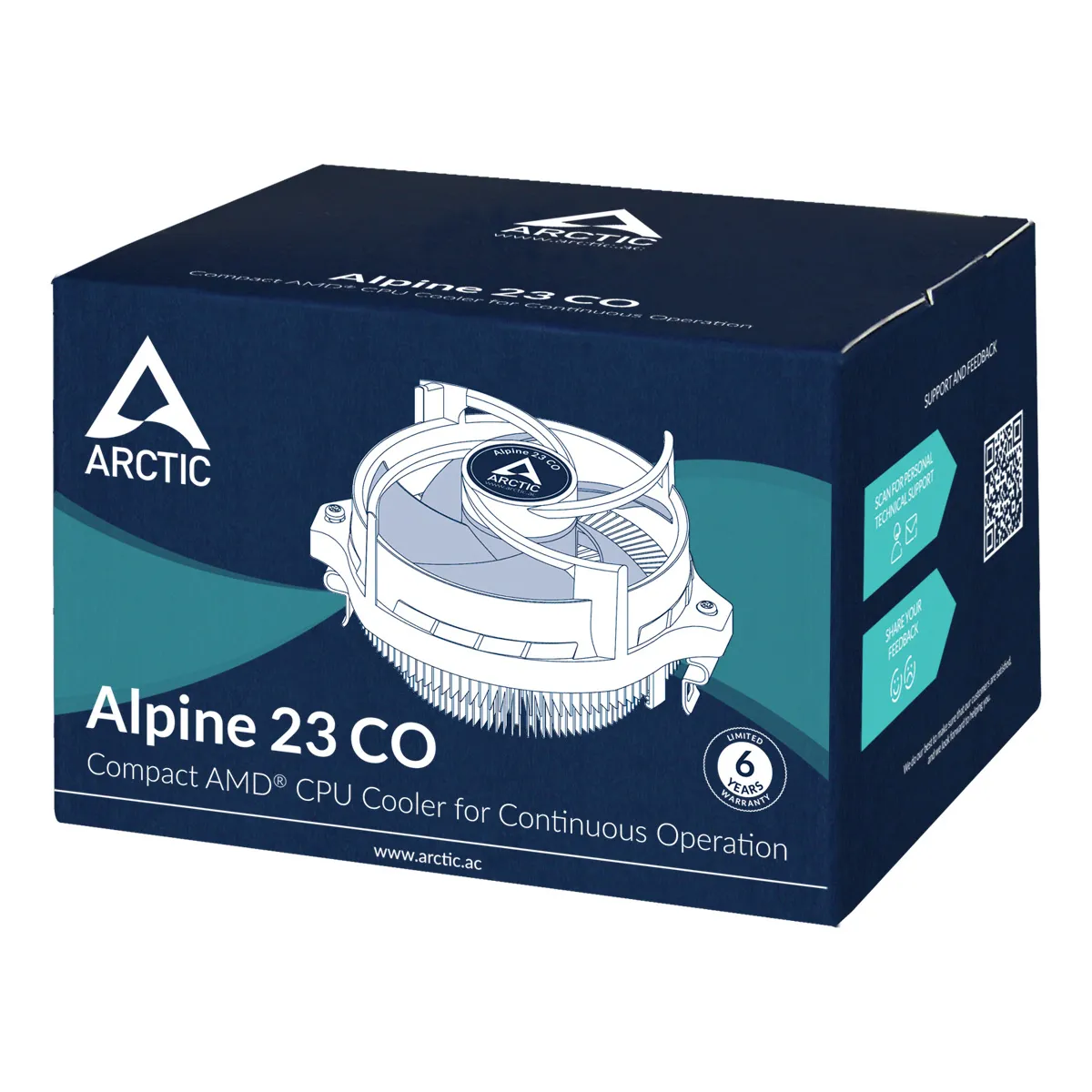ARCTIC Alpine 23 CO - Kompakter AMD CPU-Kühler für den Dauerbetrieb – Bild 7