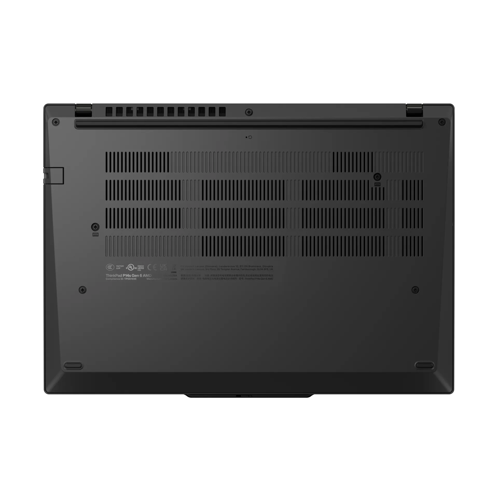 Lenovo ThinkPad P14s Gen 6 (AMD) Copilot+ PC AMD Ryzen AI 7 PRO 350 Mobiler Arbeitsplatz 35,6 cm (14") Touchscreen 2.8K 64 GB DDR5-SDRAM 1 TB SSD Wi-Fi 7 (802.11be) Windows 11 Pro Deutsch Schwarz – Bild 6