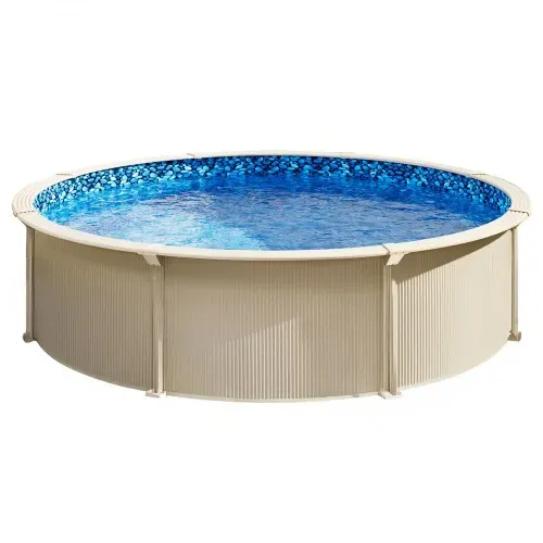 VEVOR Runde Poolfolie, φ732x120 cm, Innenfolie, Ersatzfolie, Innenhülle, Schwimmbadfolie, Vinyl-Folie im Unibead-Stil mit Standardstärke, verschleißfest, für Aufstellpools mit 132 cm Wandhöhe – Bild 10