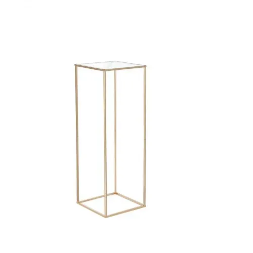 VEVOR 10er-Set Blumenhocker Eckig 28x28x80cm Blumenständer Eisen Beistelltisch Modern Blumensäule Gold-Galvanisierung Pflanzenhocker Pflanzenständer Metallständer für Dekoration von Bars Hotels Cafés – Bild 9