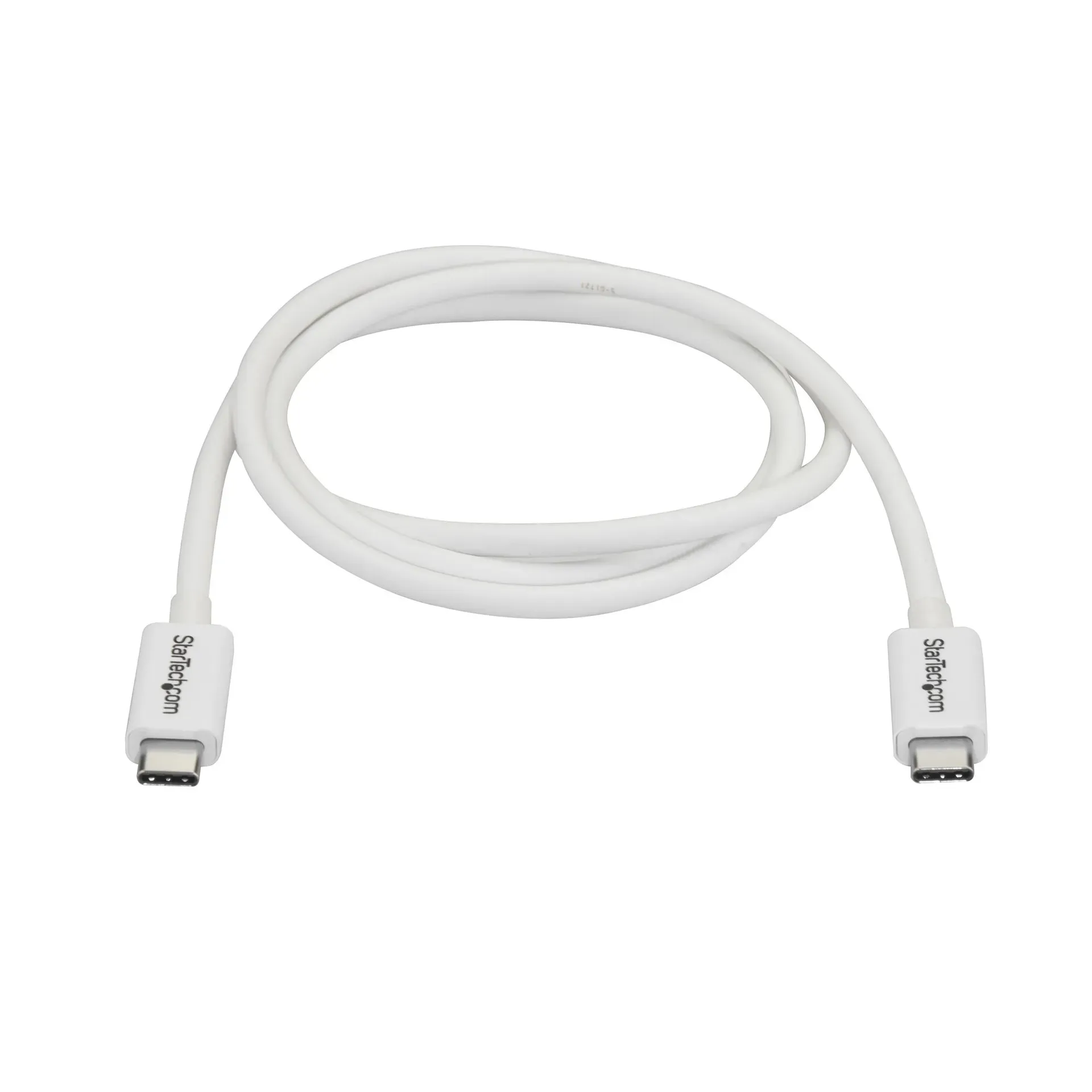StarTech.com 1m Passives Thunderbolt 3 Kabel, 20Gbps, 100W PD, 4K Video, Thunderbolt Kabel, Kompatibel mit USB4/DP Alt Mode, Thunderbolt 4, USB 3.2/Typ-C – Bild 2