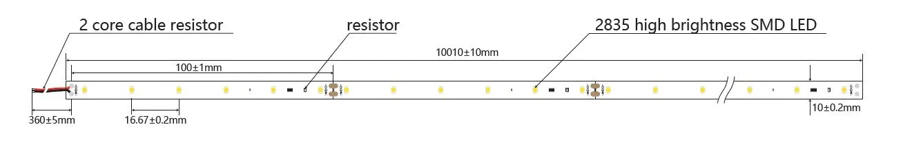 Synergy 21 LED Flex Strip 2835 - 60 KW DC24V 140W IP20 ULS 10m – Bild 6