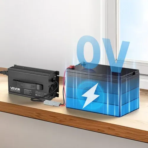 VEVOR 24 V 20 A Lithium-Batterieladegerät, 29,2 V, DC Ladespannung, mit Anderson-Anschluss, LED-Anzeige, 0-V-Aktivierung, für Lithium-LiFePO4-Deep-Cycle-Akkus von Booten, Wohnmobilen – Bild 7