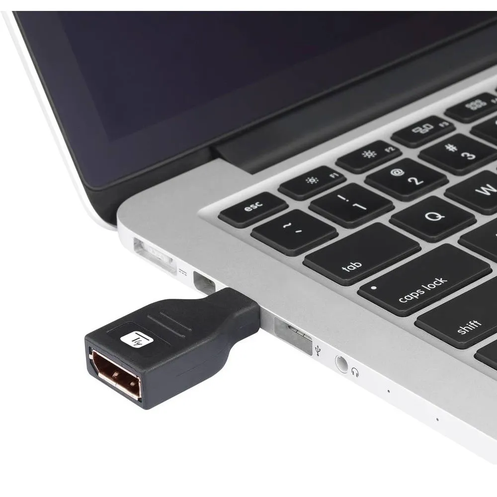 Techly IADAP DP-MDP2 Kabeladapter DisplayPort Mini DisplayPort Schwarz – Bild 2