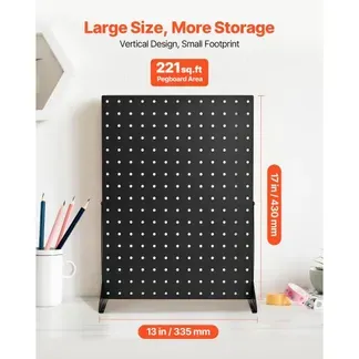 VEVOR Stecktafel Displayständer, 440x330x114 mm, Präsentationsständer, Zubehör-Regal-Organizer, Tafel aus kaltgewalztem Stahl für Lebensmittelgeschäfte, Juweliergeschäfte, Schwarz (4 Stk.) VEVOR Stecktafel Displayständer, 440x330x114 mm, Präsentationsständer, Zubehör-Regal-Organizer, Tafel aus kaltgewalztem Stahl für Lebensmittelgeschäfte, Juweliergeschäfte, Schwarz (4 Stk.)