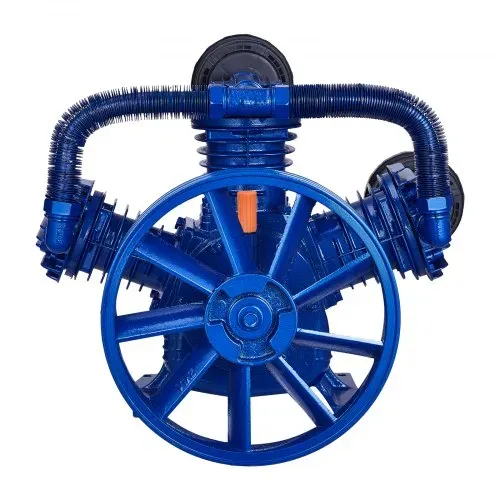 VEVOR Luftkompressor-Pumpenkopf, 10 PS, 17,5 CFM bei 90 PSI, 3-Zylinder-Ölschmierung, Luftkompressor-Kolbenpumpenkopf, zweistufiger V-Typ-Luftkompressor-Pumpenersatz aus Gusseisen mit max. 185 PSI Druck – Bild 10