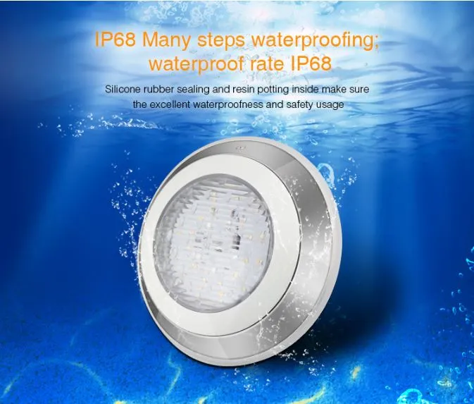 MiBoxer SYS-RW1 LED Subordinate Poolleuchte 12W RGB+CCT mit Funk und WLAN MiBoxer SYS-RW1 LED Subordinate Poolleuchte 12W RGB+CCT mit Funk und WLAN