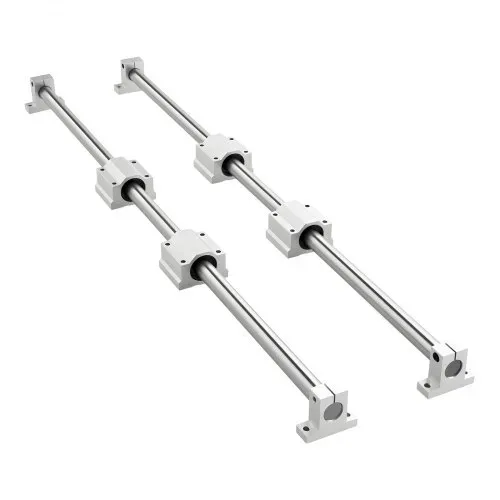 VEVOR Linearführungen SFC25, 2er-Pack 1000 mm Linearschienen & 4 Stk. Gleitblöcke, Führungsschienen, Gleitschienen für DIY-Graviermaschinen, Dreh- & Fräsmaschinen, DIY-Übungs-Wippplatte – Bild 10