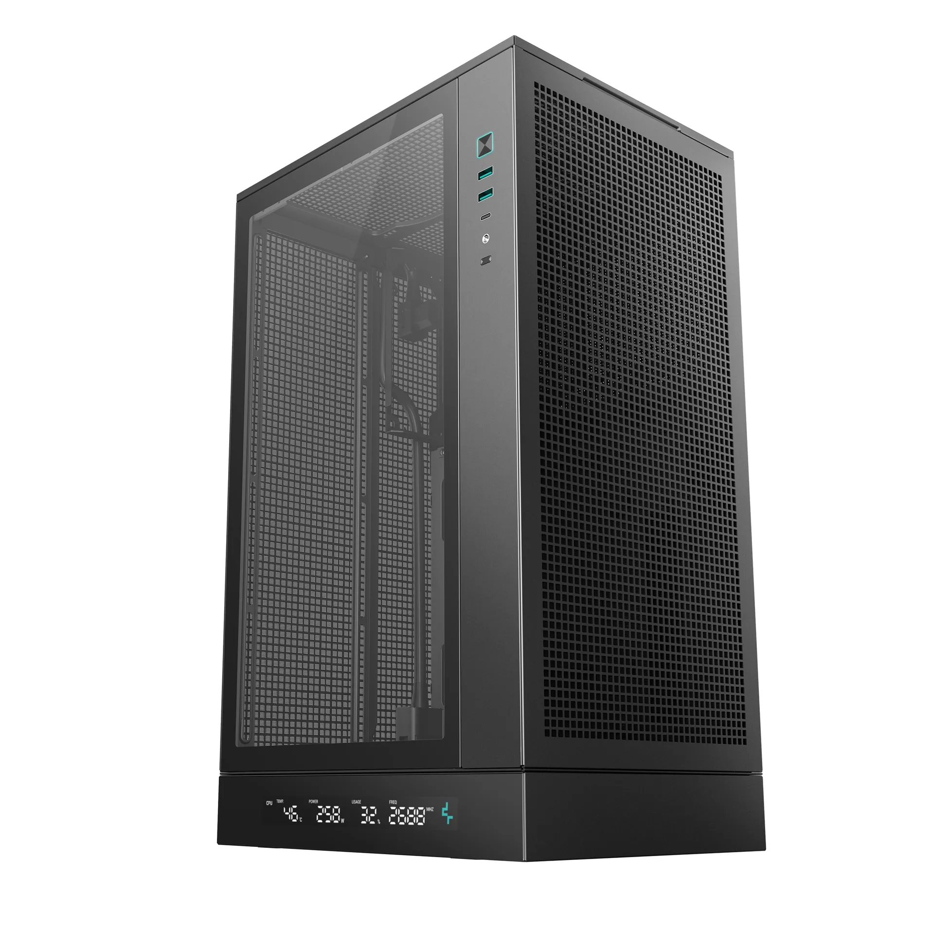 DeepCool CH270 Digital Mini Tower Schwarz – Bild 2
