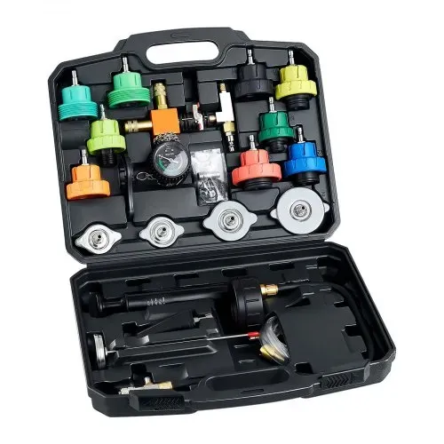VEVOR Kühlmitteldruckprüfer Set 28-tlg. Kühlwasser Befüllgerät mit 4 Adaptern, universelle Passform, Druckprüfer-Set für Kfz-Kühlsysteme, mit Druckpumpe und Füller aus Aluminiumlegierung – Bild 10