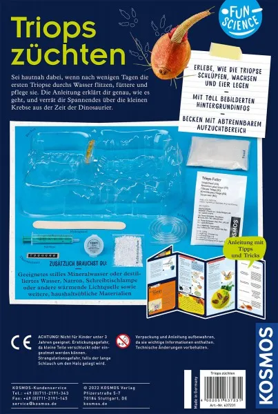 Kosmos Fun Science Triops züchten Erlebe die Krebse aus der Urzeit! – Bild 2
