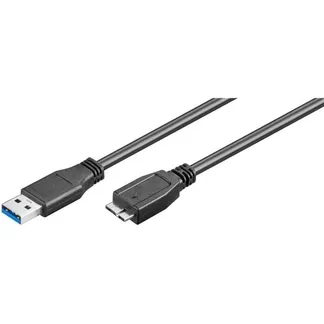 USB 3.2 Gen 1 Kabel, USB-A Stecker > Micro-USB Stecker (Typ B) USB 3.2 Gen 1 Kabel, USB-A Stecker > Micro-USB Stecker (Typ B)