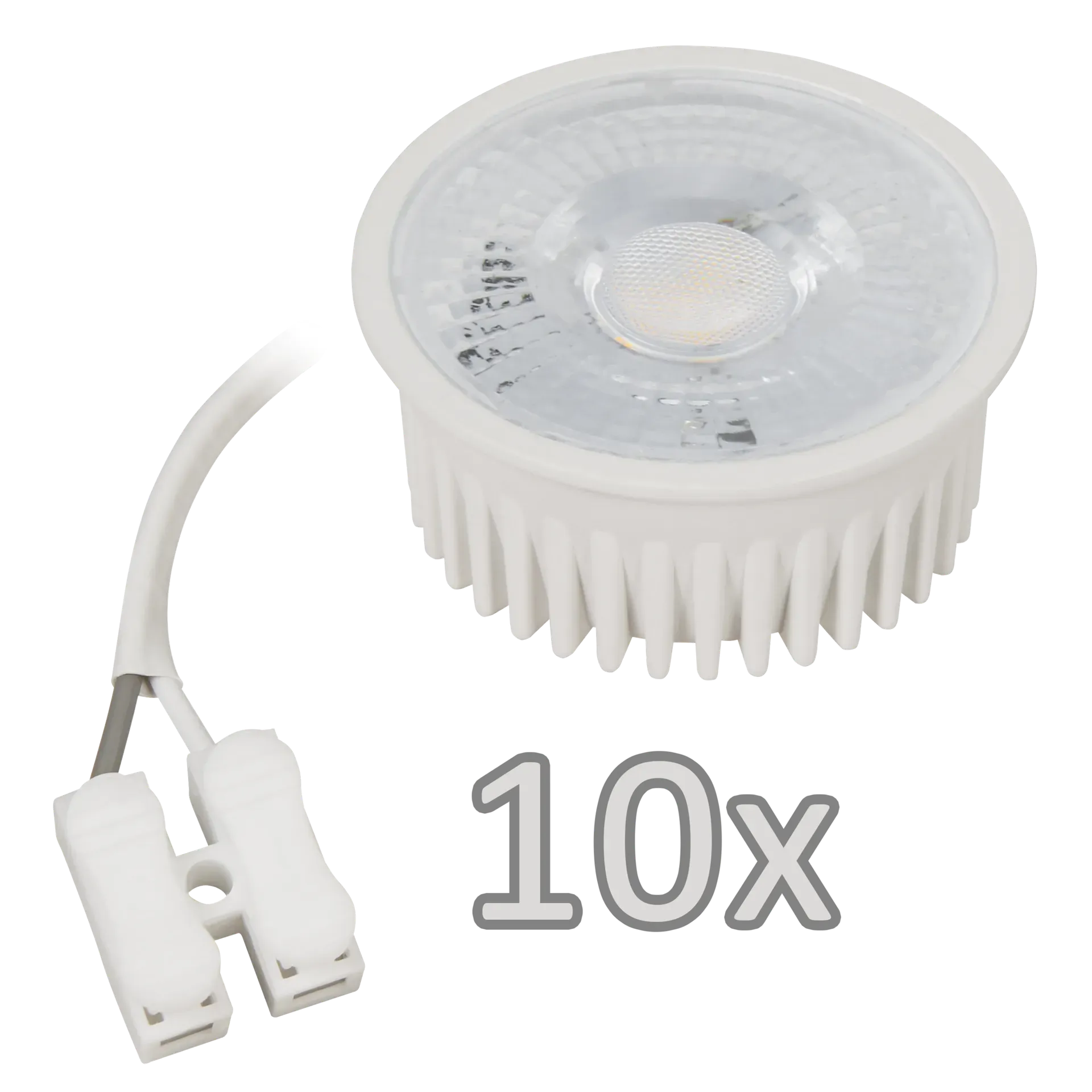Einbauleuchten-Set McShine, 10xRahmen, 10xLED-Modul, 5W, 400lm, 230V, weiß, Ip44 – Bild 2