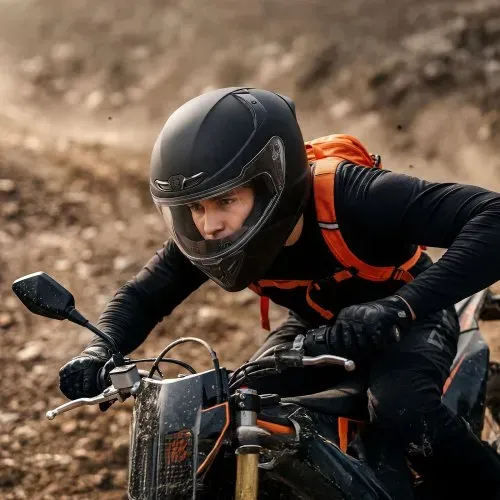 VEVOR Integralhelm Größe M, Motorradhelm mit Klarem Visier ECE 22.06 Zertifiziert Vollvisierhelm für Damen & Herren Vollvisierhelm mit Bluetooth-Lautsprecherfach, Mopedhelm Full Face Schwarz – Bild 7