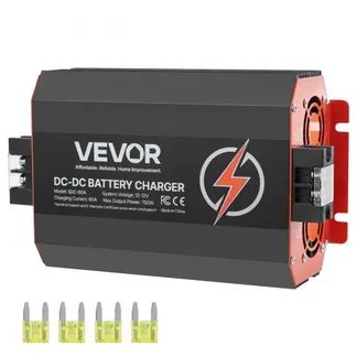 VEVOR 12 V 60 A DC/DC-Batterieladegerät, 750 W, für Blei-Säure-, Lithium-, AGM-, GEL- und Nassbatterien, intelligentes mehrstufiges Laden, für Wohnmobile, Nutzfahrzeuge, Boote, Yachten VEVOR 12 V 60 A DC/DC-Batterieladegerät, 750 W, für Blei-Säure-, Lithium-, AGM-, GEL- und Nassbatterien, intelligentes mehrstufiges Laden, für Wohnmobile, Nutzfahrzeuge, Boote, Yachten