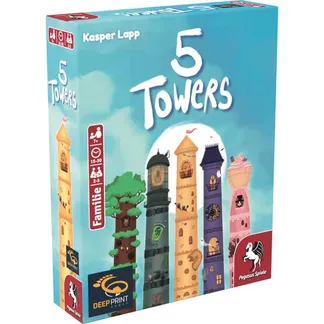 Deep Print Games: 5 Towers, Kartenspiel Deep Print Games: 5 Towers, Kartenspiel