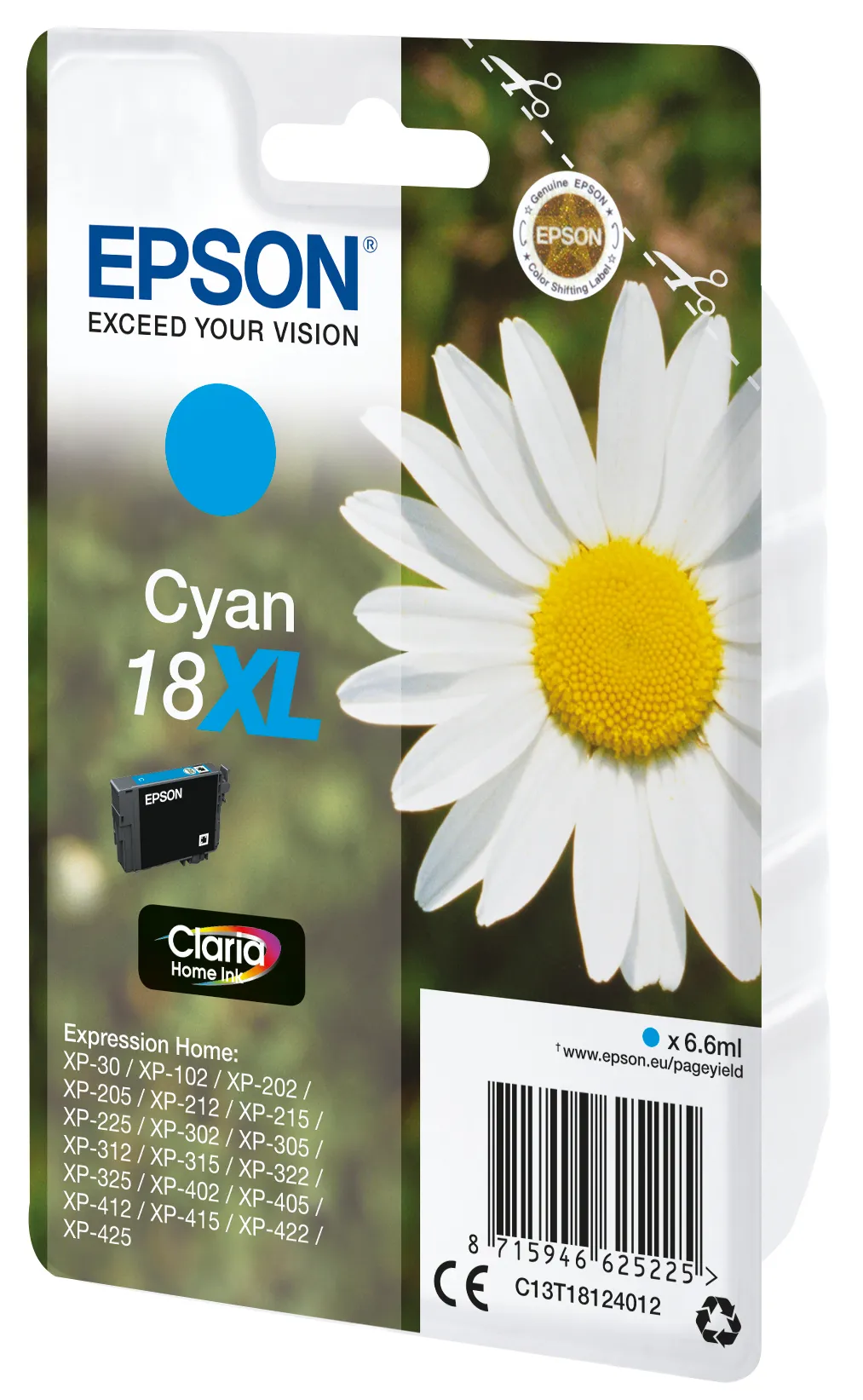 Epson Daisy Singlepack Cyan 18XL Claria Home Ink – Bild 2
