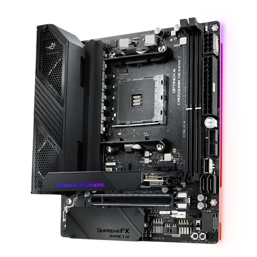 ASUS ROG Crosshair VIII Impact AMD X570 Sockel AM4 Mini DTX – Bild 2