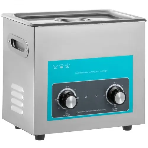 VEVOR 6 L Ultraschallreiniger, 304 Edelstahl, professionelle Drehknopfsteuerung, Ultraschallreiniger mit Heizungstimer für Schmuck, Uhrengläser, Leiterplatten, Kleinteile, zahnärztliche Instrumente – Bild 10