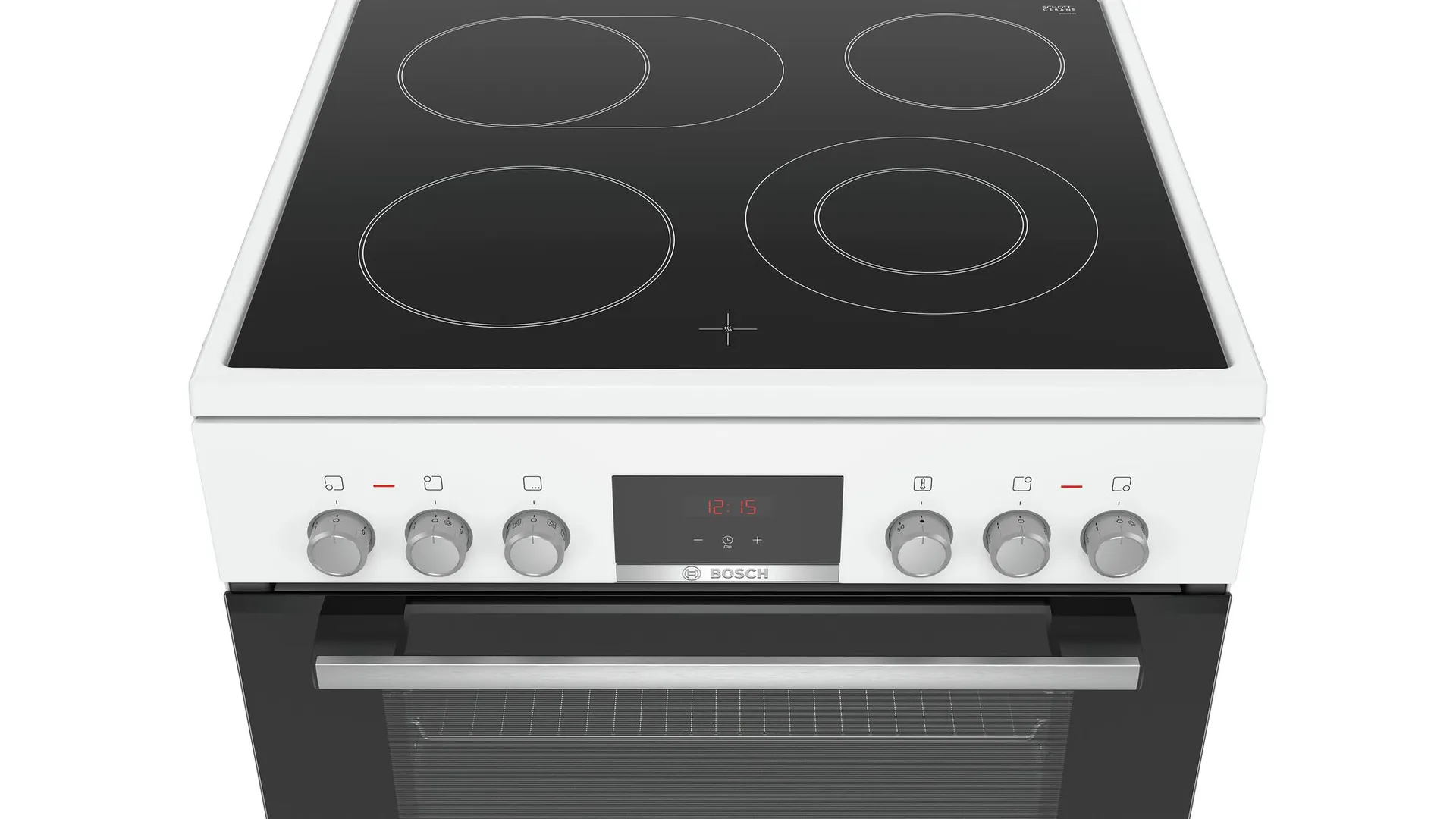 Bosch Serie 4 HKR39C220 Küchenherd Freistehender Herd Elektro Keramik Weiß – Bild 5