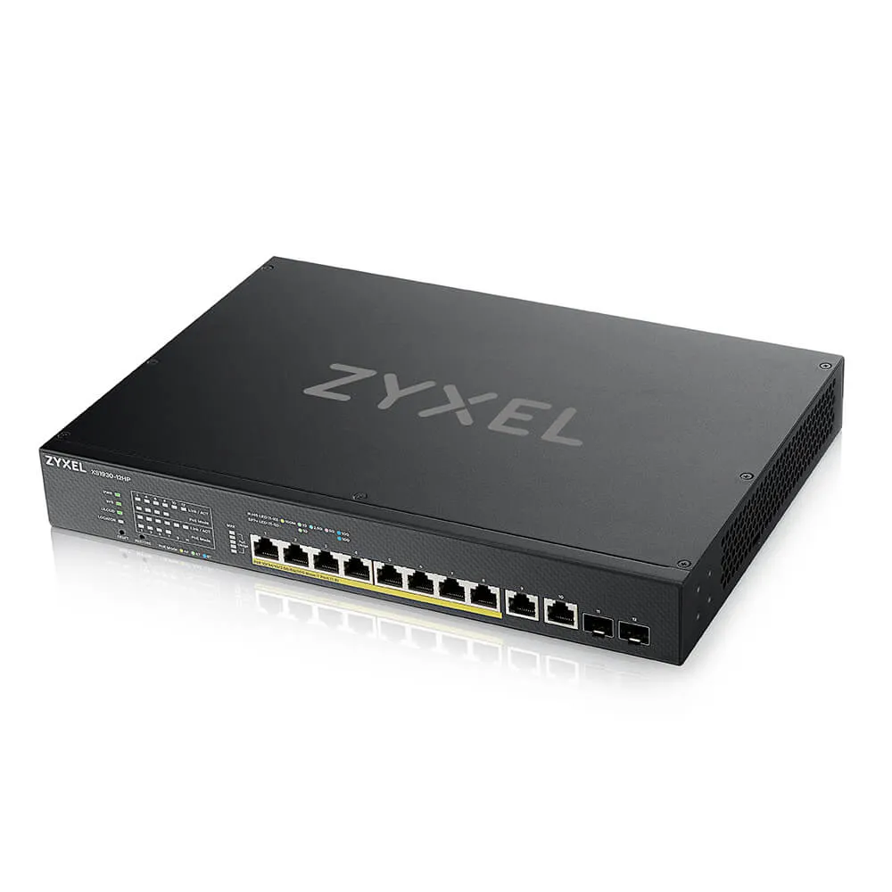 Zyxel XS1930-12HP-ZZ0101F Netzwerk-Switch Managed L3 10G Ethernet (100/1000/10000) Power over Ethernet (PoE) Schwarz – Bild 4
