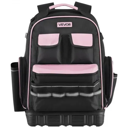 VEVOR Werkzeugrucksack, 56 Taschen, Werkzeug-Aufbewahrungs-Organizer, Backpack mit Laptopfach, Baustellenrucksack, Werkzeugtasche für Elektriker, Reparaturarbeiter & Heizungstechniker – Bild 8