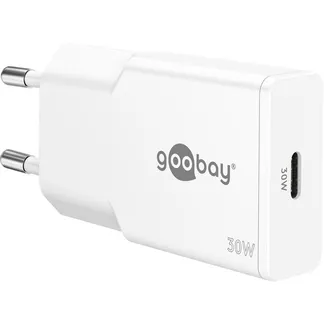 USB-C PD GaN Schnellladegerät Slim (30 W) USB-C PD GaN Schnellladegerät Slim (30 W)