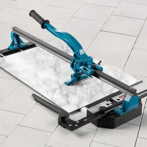 VEVOR Manuelle Fliesenschneidmaschine 35-600 mm, Fliesen Schneidemaschine, Fliesenschneider Schnittdicke 6-15 mm, Extra Schneidrad, Keramik Bodenfliesenschneider, Laser-Positionierung, Einspurig 6 kg – Bild 7