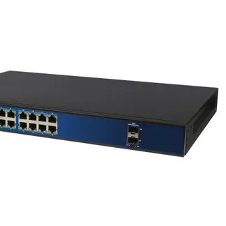 ALLNET Switch full managed Layer2+ 18 Port • 16x GbE • PoE Budget 280W • 16x PoE at • 2x SFP • 19″ • Lüfterlos • JSON API • ALL-SG8618PM ALLNET Switch full managed Layer2+ 18 Port • 16x GbE • PoE Budget 280W • 16x PoE at • 2x SFP • 19″ • Lüfterlos • JSON API • ALL-SG8618PM