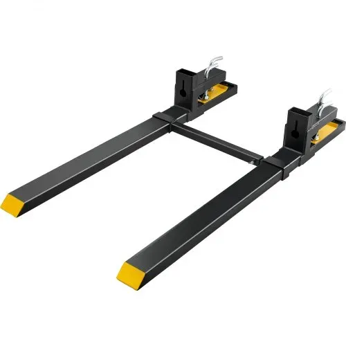 VEVOR Palettengabel 1490x100x230mm Gabelträger 1814kg Tragfähigkeit Gabelzinken 149cm Gesamtlänge mit 109,2cm-Gabelblatt Gabelstapler 495-915mm Einstellbar Gabelstaplerzinken Frontlader Palettenrahmen – Bild 8