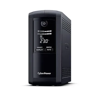 CyberPower USV, Value Pro-Serie, 1000VA/550W, Line-Interactive, USB/RS232, LCD, CEE7-Schutzkontakt CyberPower USV, Value Pro-Serie, 1000VA/550W, Line-Interactive, USB/RS232, LCD, CEE7-Schutzkontakt