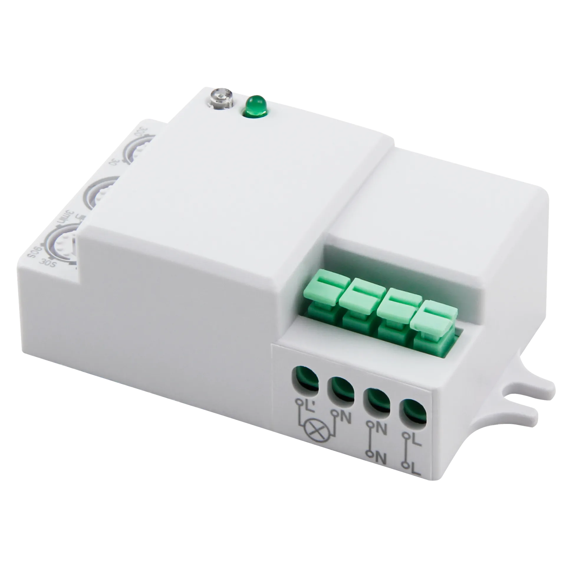 HF / Mikrowellen-Bewegungsmelder McShine ''LX-701C'', 360°, 230V / 1.200W, weiß, LED geeignet – Bild 2