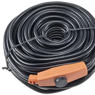 Heizkabel mit Temperaturfühler, 12m 192Watt, Frostschutz für Wasserleitungen Heizkabel mit Temperaturfühler, 12m 192Watt, Frostschutz für Wasserleitungen